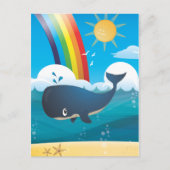 Regenboogwalvis Briefkaart (Voorkant)