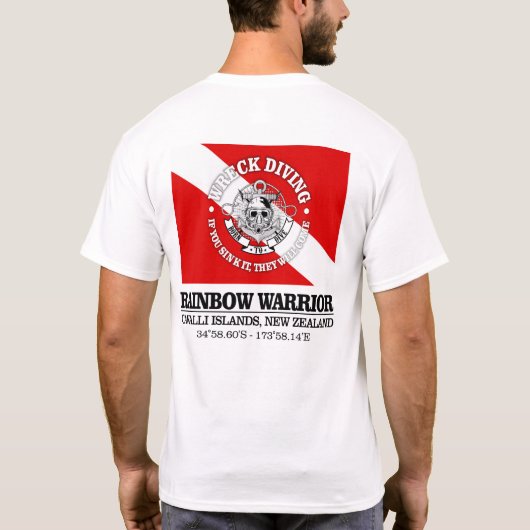 Regenboogwarrior (beste wrakken) t-shirt (Achterkant)