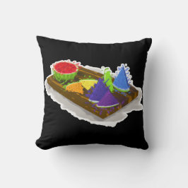 regenboogwatermeloen kussen