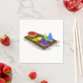 regenboogwatermeloen servet (Insitu)