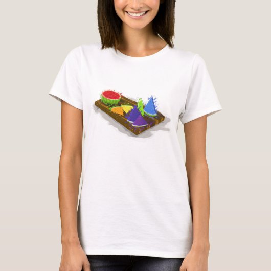 regenboogwatermeloen t-shirt (Voorkant)