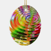 Regenboogwaterringen Keramisch Ornament (Rechts)