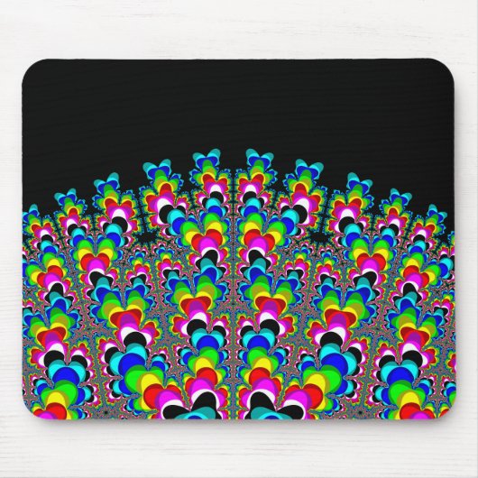 Regenboogwaterval - Fractale kunst Muismat (Voorkant)