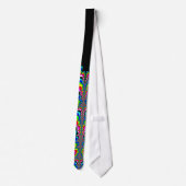 Regenboogwaterval - Fractale kunst Stropdas (Achterkant)