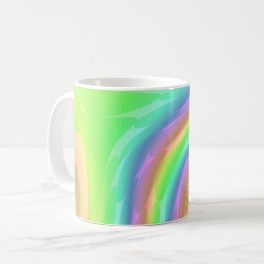Regenboogwaterval Koffiemok (Voorkant links)