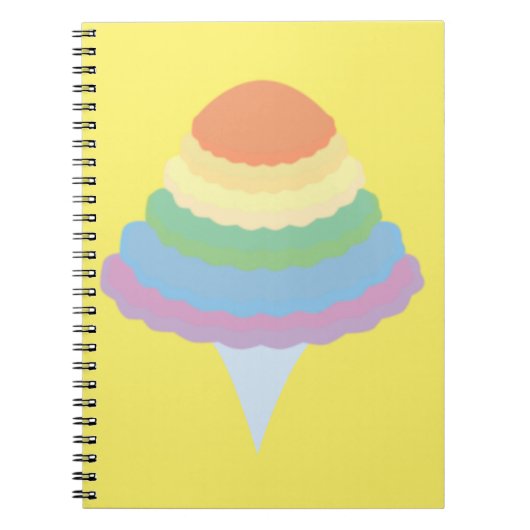 Regenboogwaterval notitieboek (Voorkant)