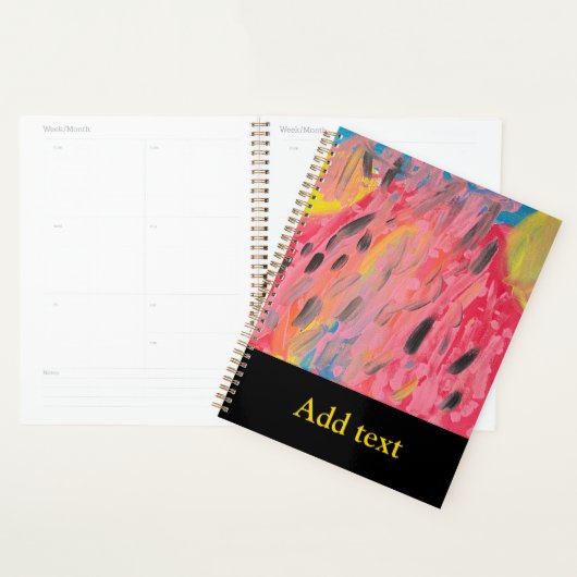 Regenboogwaterval schilderen planner (Display)