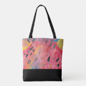 Regenboogwaterval schilderen tote bag (Achterkant)