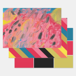 Regenboogwatervalpleinen Inpakpapier Vel