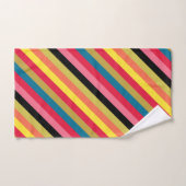 Regenboogwatervalstrips Bad Handdoek (Handdoek)