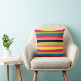 Regenboogwatervalstrips Kussen