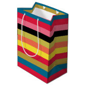 Regenboogwatervalstrips Medium Cadeauzakje (Achterkant Gekanteld)