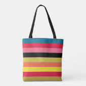 Regenboogwatervalstrips Tote Bag (Achterkant)