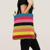 Regenboogwatervalstrips Tote Bag (Dichtbij)