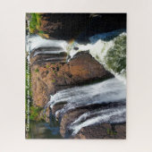 Regenboogwatervalt Paterson New Jersey Legpuzzel (Verticaal)