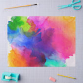 RegenboogWaterverf Abstract Tissuepapier (Craft)