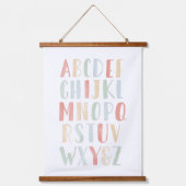 RegenboogWaterverf Alfabet ABC Classroom Decor Hangend Wandkleed (Voorkant)