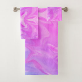 Regenboogwaterverf Bad Handdoek