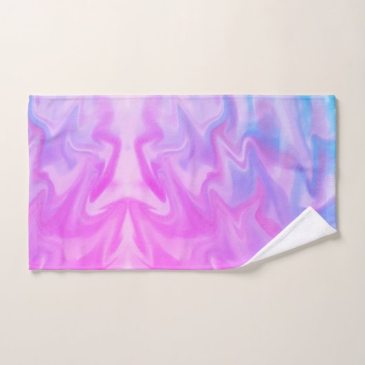 Regenboogwaterverf Bad Handdoek (Handdoek)