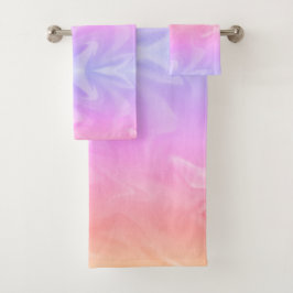 Regenboogwaterverf Bad Handdoek