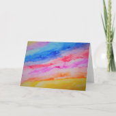  regenboogWaterverf Kaart (Voorkant)