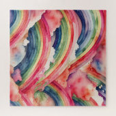 regenboogwaterverf legpuzzel (Horizontaal)
