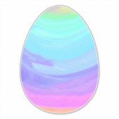  regenboogWaterverf paaseieren Sticker (Voorkant)