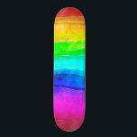 RegenboogWaterverf Persoonlijk Skateboard<br><div class="desc">Rainbow WatercolorOf je nu aan het slijpen bent op de halve pijp of kickflips in de straat,  deze competitieformed board heeft de hoogste pop! Onze dekken zijn gemaakt van de beste kwaliteit hardgesteente en met ons eenvormig afdrukproces; je krijgt het beste skateboard ter wereld .</div>