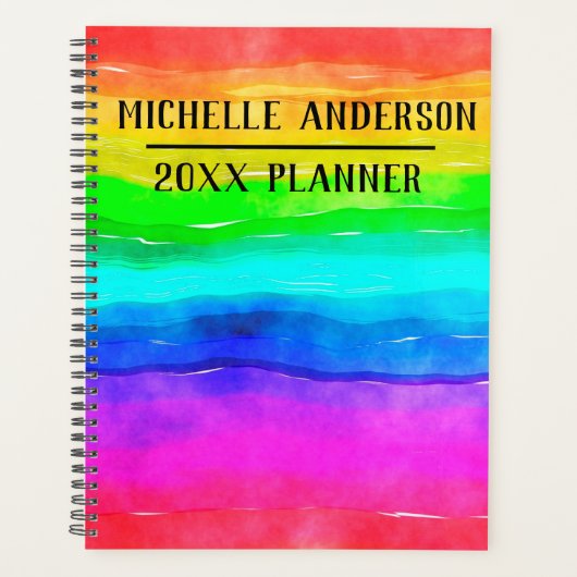 RegenboogWaterverf Planner (Voorkant)