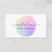 RegenboogWaterverf Visitekaartje (Voorkant)