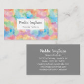 RegenboogWaterverf Visitekaartjes (Voorkant / Achterkant)