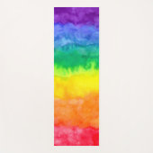 RegenboogWaterverf Was Yoga Mat (Voorkant)