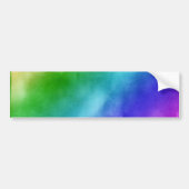 RegenboogWaterverven Bumpersticker (Voorkant)