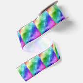 RegenboogWaterverven Satijnen Lint (Achterkant)