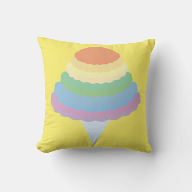 Regenboogwattenstaart  kussen (Voorkant)