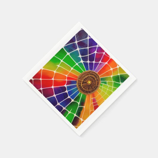 Regenboogweb Servet (Hoek)