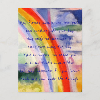 Regenboogwensen (alternatief 3) briefkaart