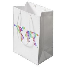 RegenboogWereldkaart Medium Cadeauzakje