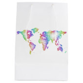 RegenboogWereldkaart Medium Cadeauzakje (Achterkant)