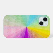 Regenboogwervel iPhone 15 Case (Achterkant horizontaal)