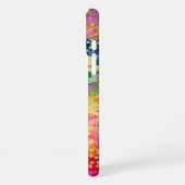 Regenboogwerveling en Confetti iPhone Hoesje (Linkerkant)