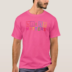 Regenboogwetenschap speelt een rol in periodieke e t-shirt