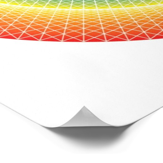 Regenboogwiel #3 poster (Hoek)