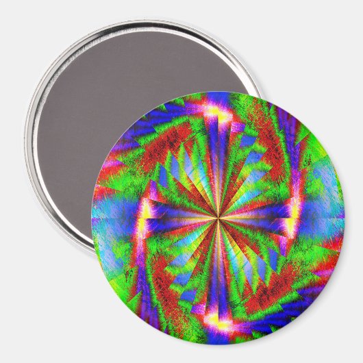 Regenboogwiel.... Magneet (Voorkant / Achterkant)