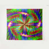 Regenboogwiel.... Wandkleed (Voorkant (horizontaal))