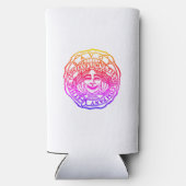 regenboogwijntrommel seltzer blikjeskoeler (Achterkant)