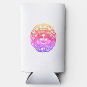 regenboogwijntrommel seltzer blikjeskoeler (Voorkant)