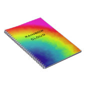 regenboogwolk notitieboek (Rechterzijde)