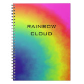 regenboogwolk notitieboek (Voorkant)