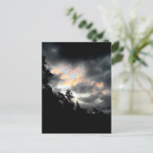 Regenboogwolken Briefkaart (Staand voorkant)